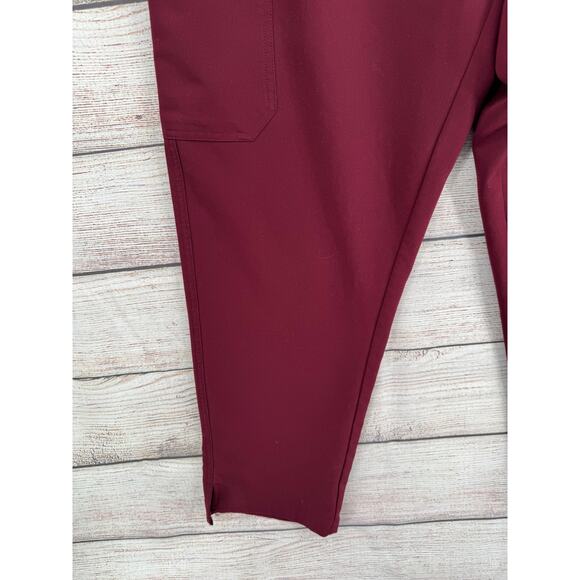 Figs Maternity Technical Scrub Pants Womens XXL/P Maroon PO# 2257 - Picture 3 of 11